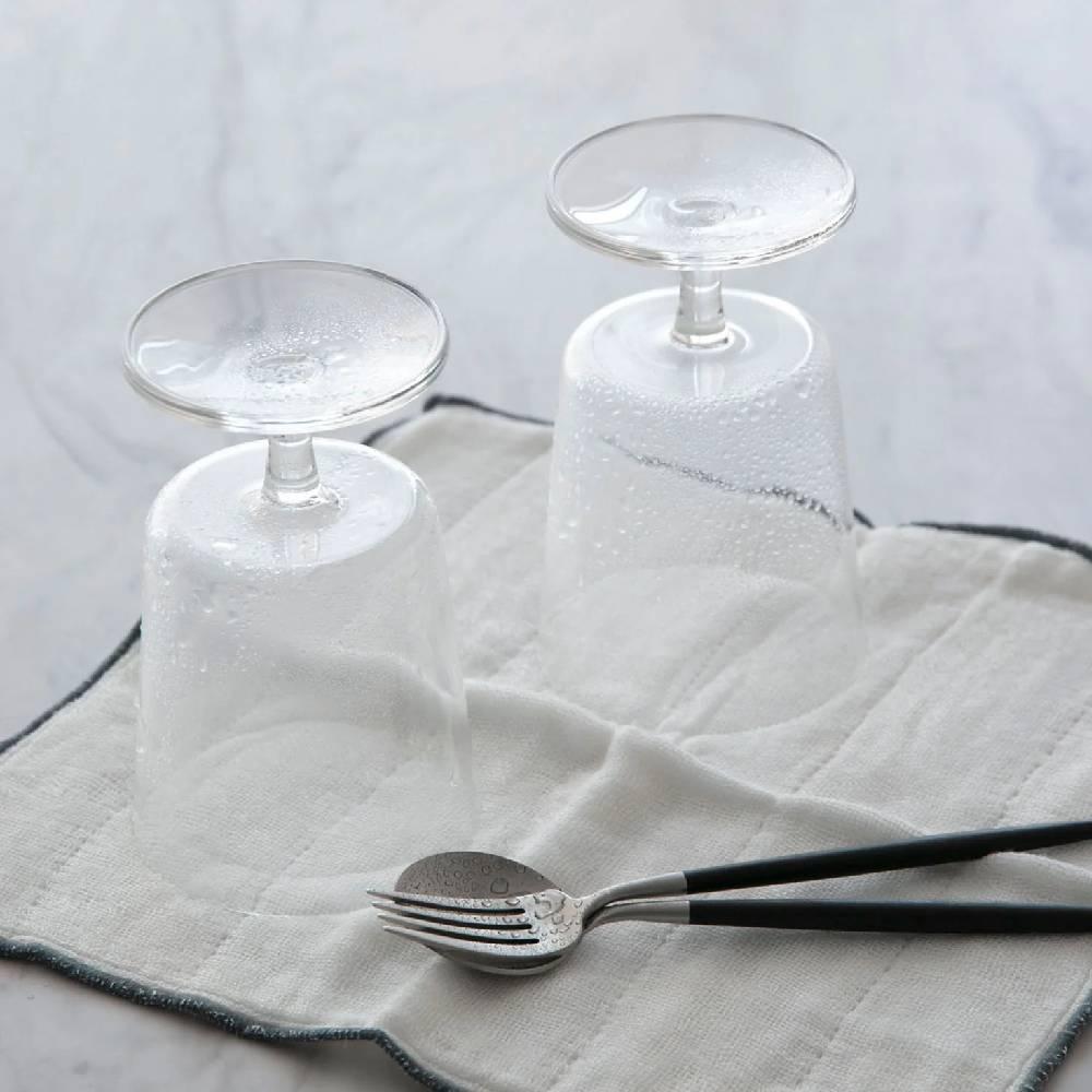 100% Rayon Dish Towel Thank You Multi Cloth Made in Japan 30x30cm