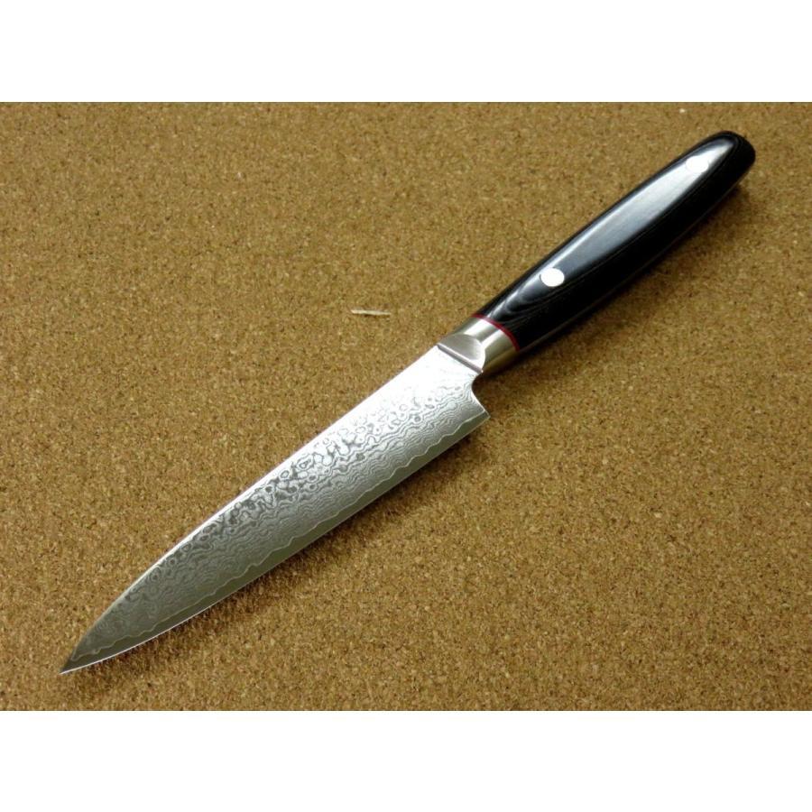 Seki Kanetsugu Saiun 33-Layer Damascus Steel Utility Knife 120mm