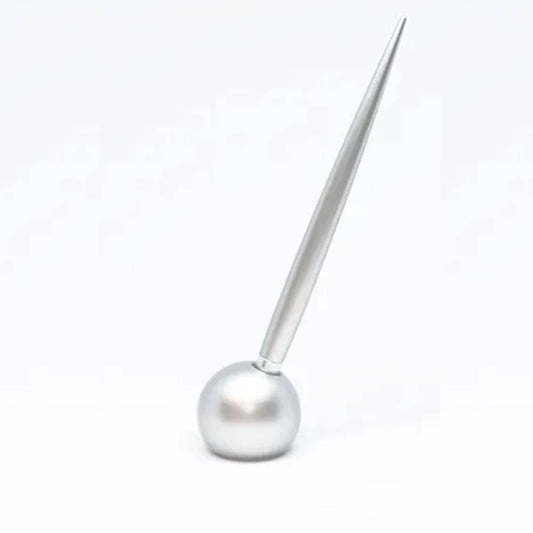 Delight Labo Sand Silver Ballpoint Pen & Stand Set ZE226S